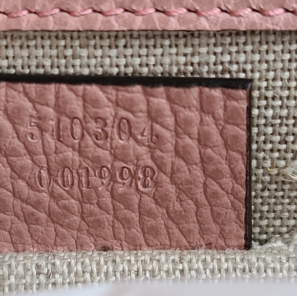 Gucci Dollar Calfskin Interlocking GG
Handbag Pink - Picture 13 of 13